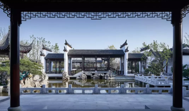 再小的庭院，我們也可以把它做成中式！